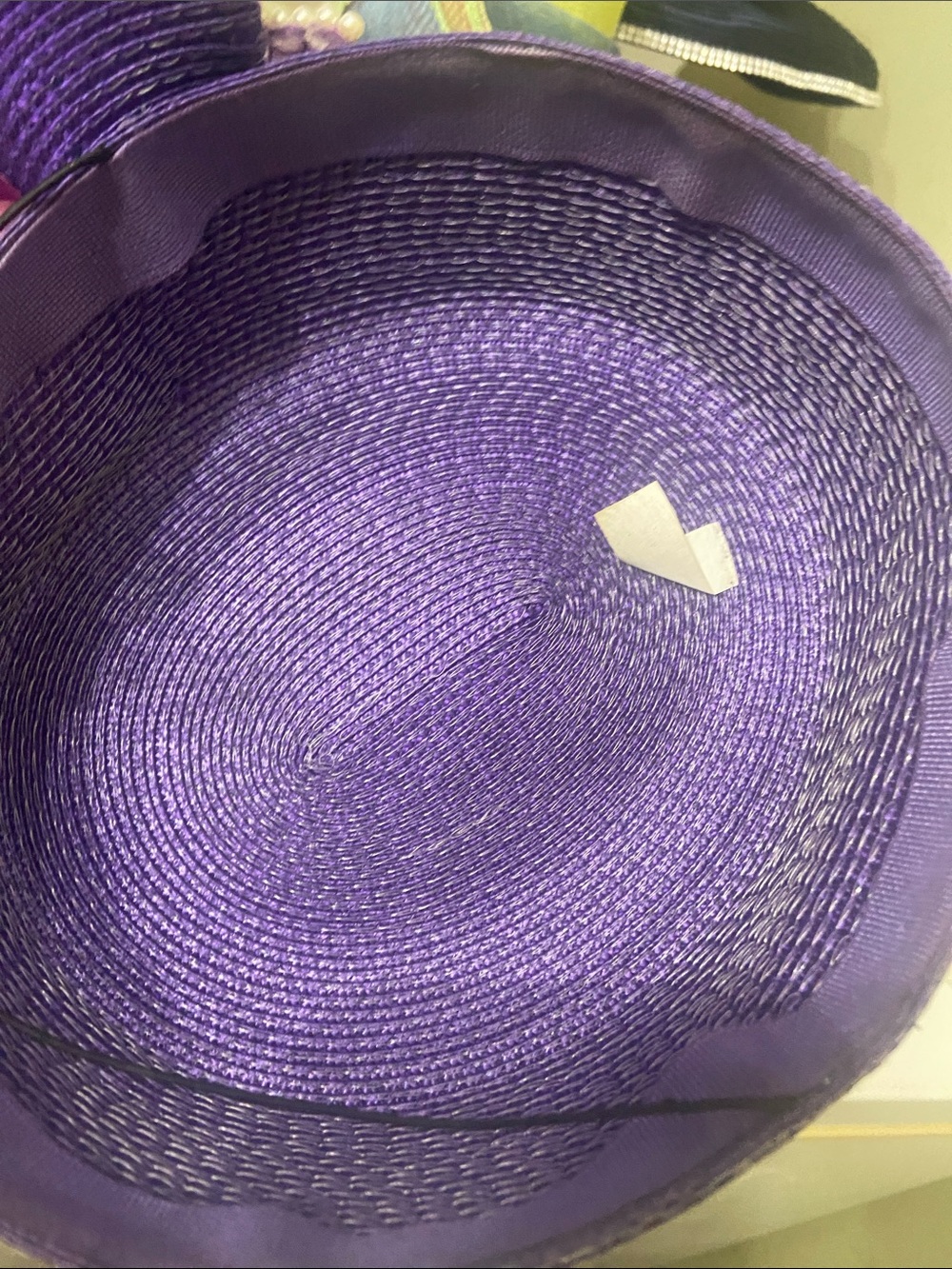 Cute Purple Church Hat / Dress Hat - Picture 6 of 6